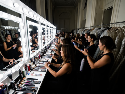 Backstage at Grand Palais