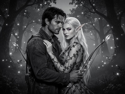 Fantasy Romance in the Whispering Grove — Film Noir — Flux 2 Turbo