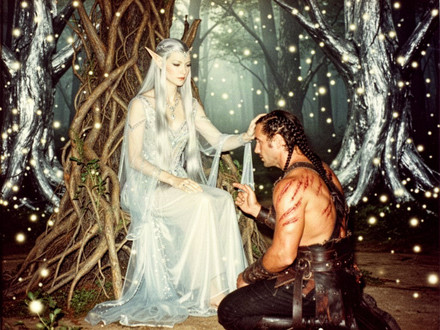 The Elven Queen's Champion — Polaroid — Flux 2 Turbo