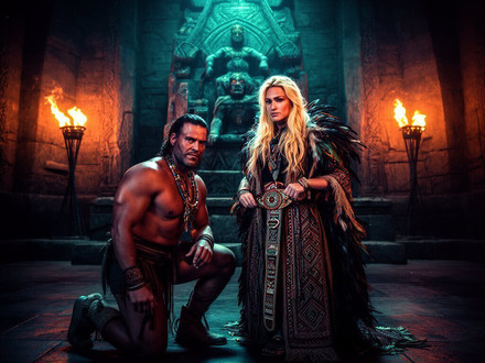 Tribal Guardian's Desire — Neo Noir — Flux 2 Dev