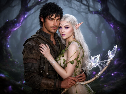 Fantasy Romance in the Whispering Grove — Photorealistic — Flux 2 Dev